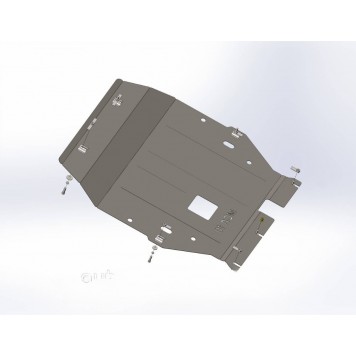 Захист двигуна Mitsubishi Outlander 2012-2015-
